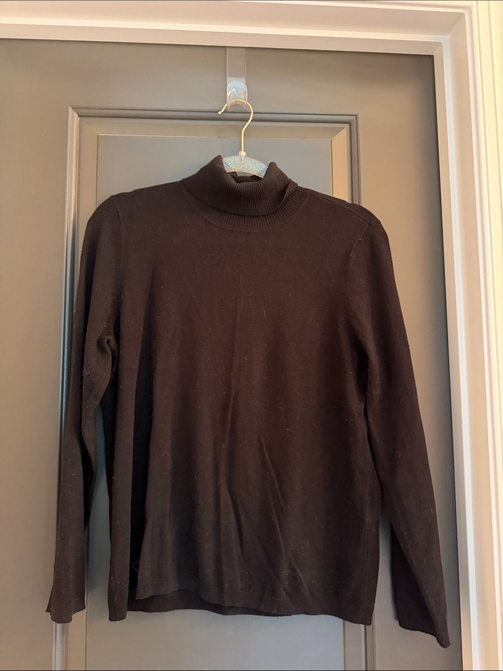 Chico's Black Turtleneck Sweater Size S